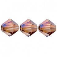 Preciosa MC Bicone 4mm beads Crystal Venus 00030/23401